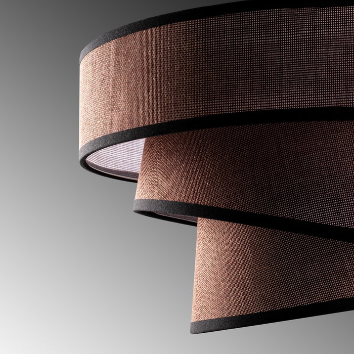 Opviq Stage - 14712 Lámpara de araña marrón oscuro con altura ajustable
